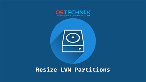 resize lvm volume between partitions